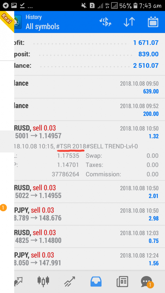 TSR V5 2018. More accurate and good scalping EA forex robot 2