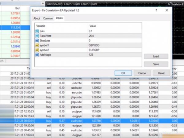 EA Fx Correlation V1.3 – Full Free Version forex robot 11