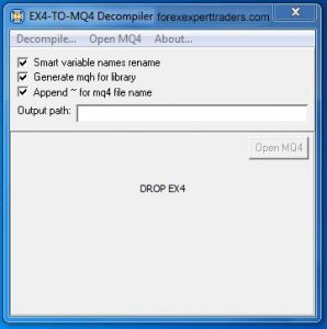 Ex4 to Mq4 Decompiler Software Free Download